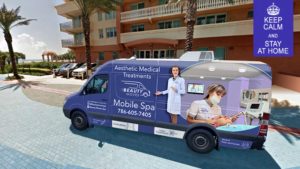 Upfitted mobile unit for Beauty Moves