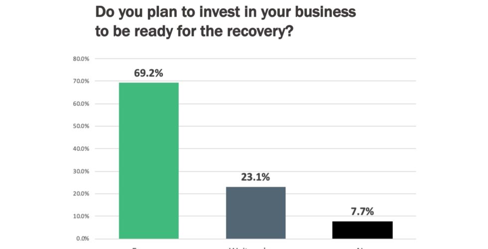 Small Businesses plan to reinvest for recovery